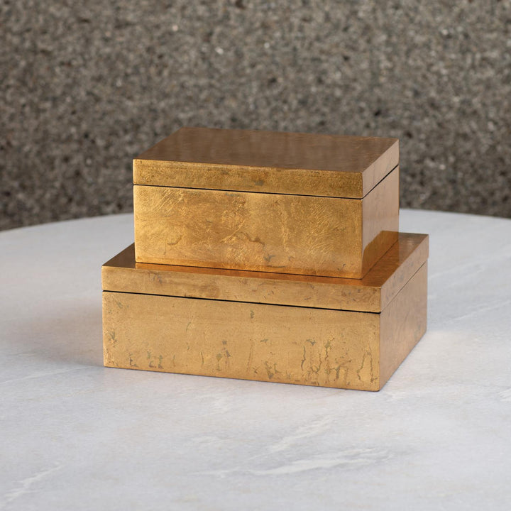 Luxe Gold Leaf Box - Large
