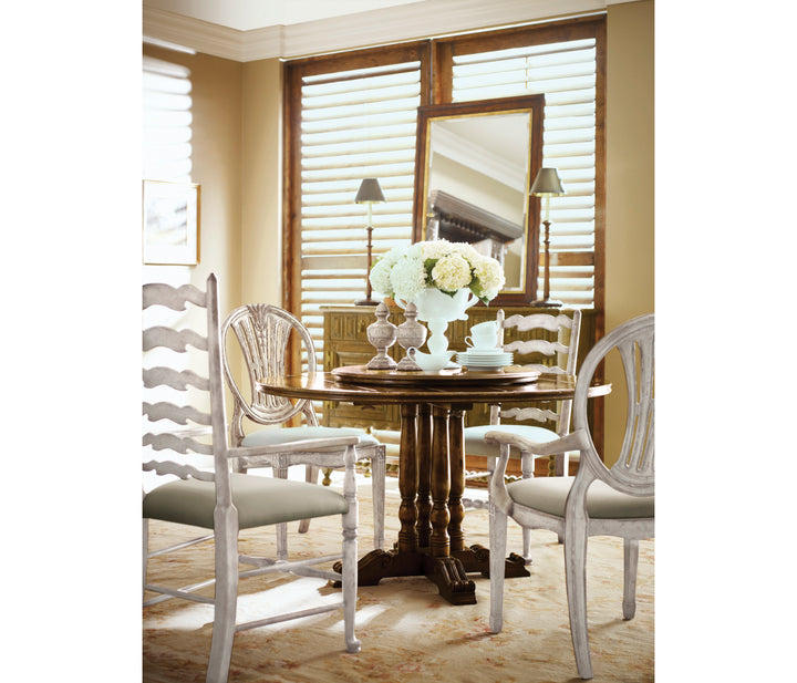 60" French Round Country Dining Table