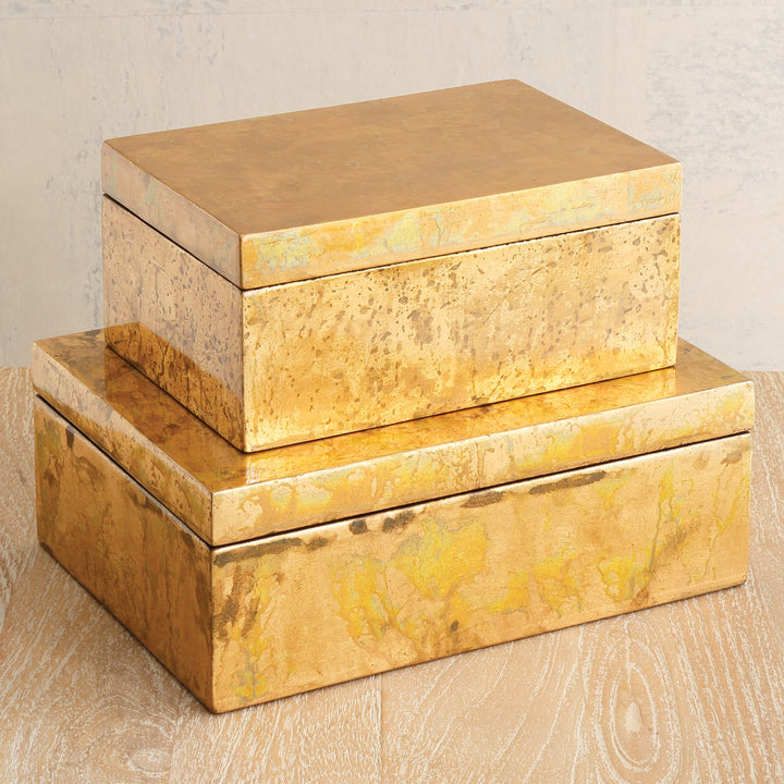 Luxe Gold Leaf Box - Large