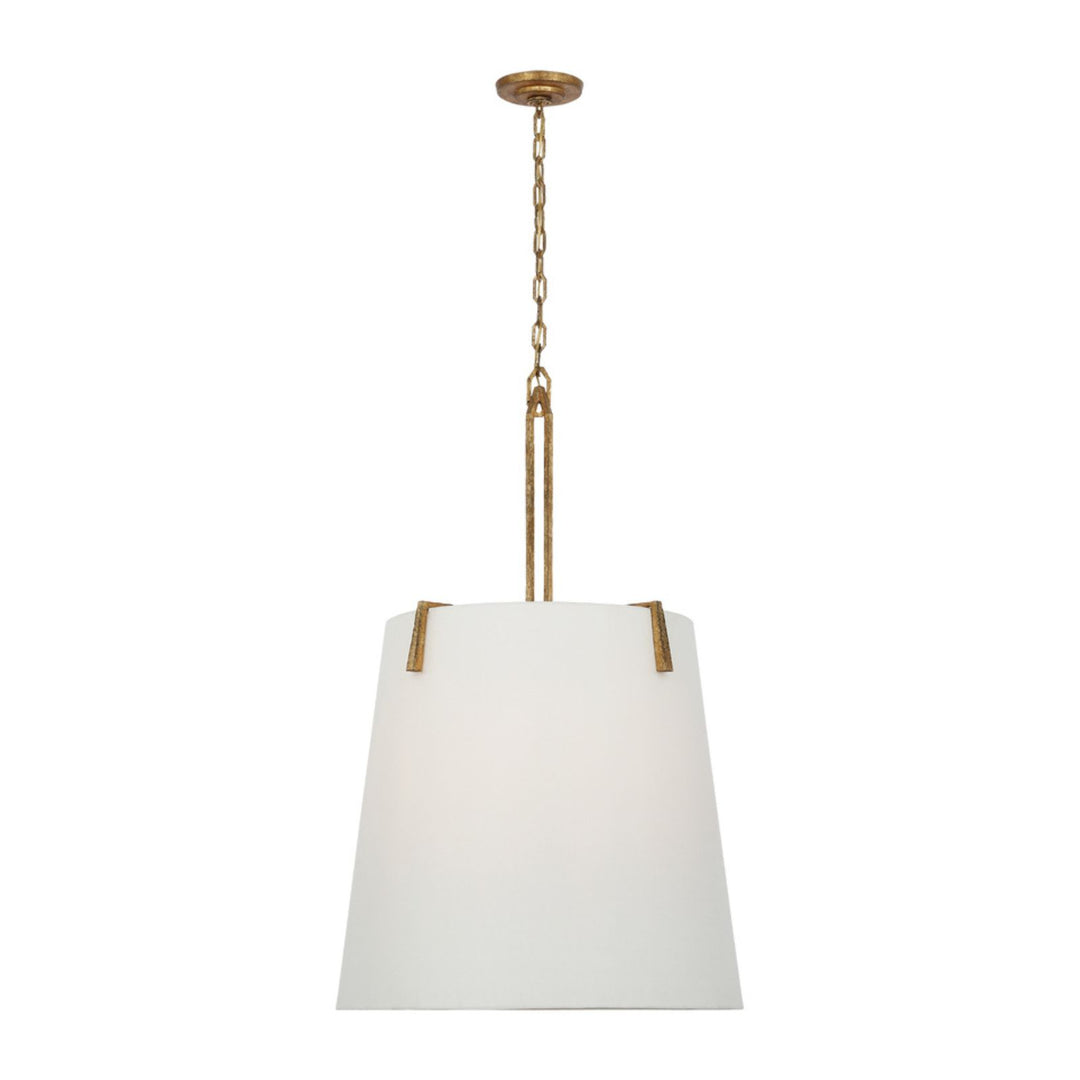 Clifford 26" Sculpted Hanging Shade in Gilded Iron