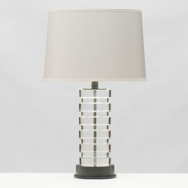 Chandler Crystal & Bronze Lamp