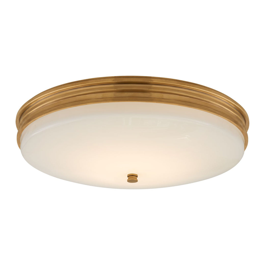 Launceton Medium Flush Mount - Antique Burnished Brass