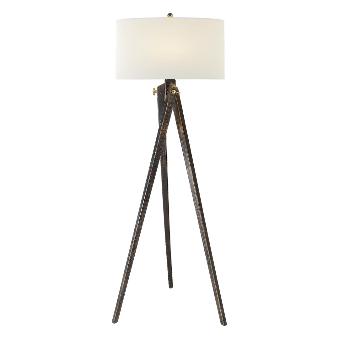 Tripod Floor Lamp in Tudor Brown