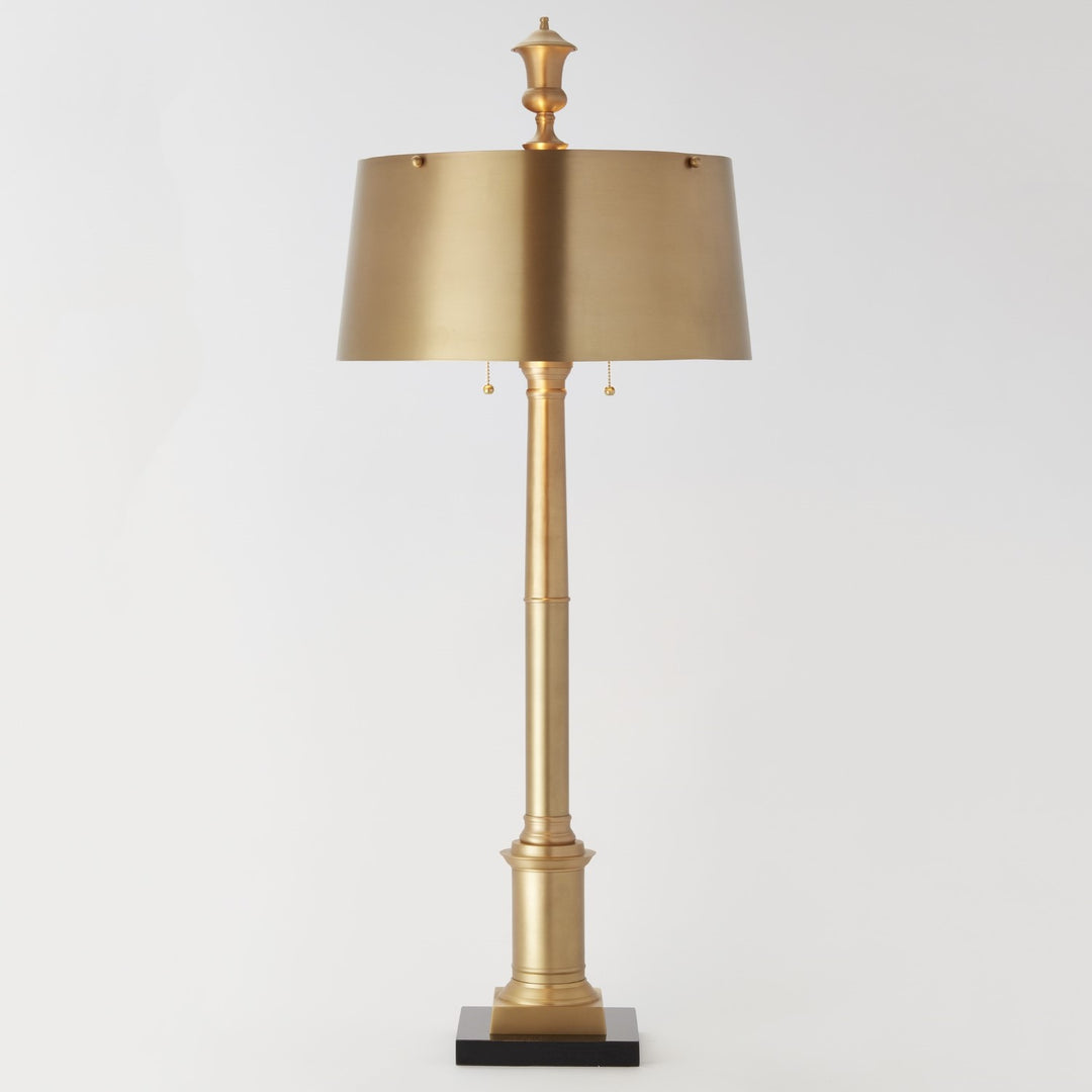 Library Lamp - Antique Brass