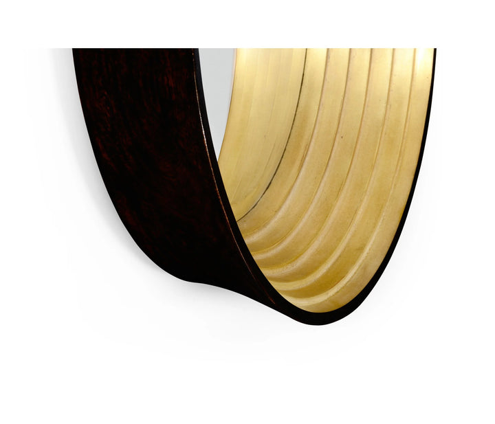 Contemporary Circular Recessed Mirror