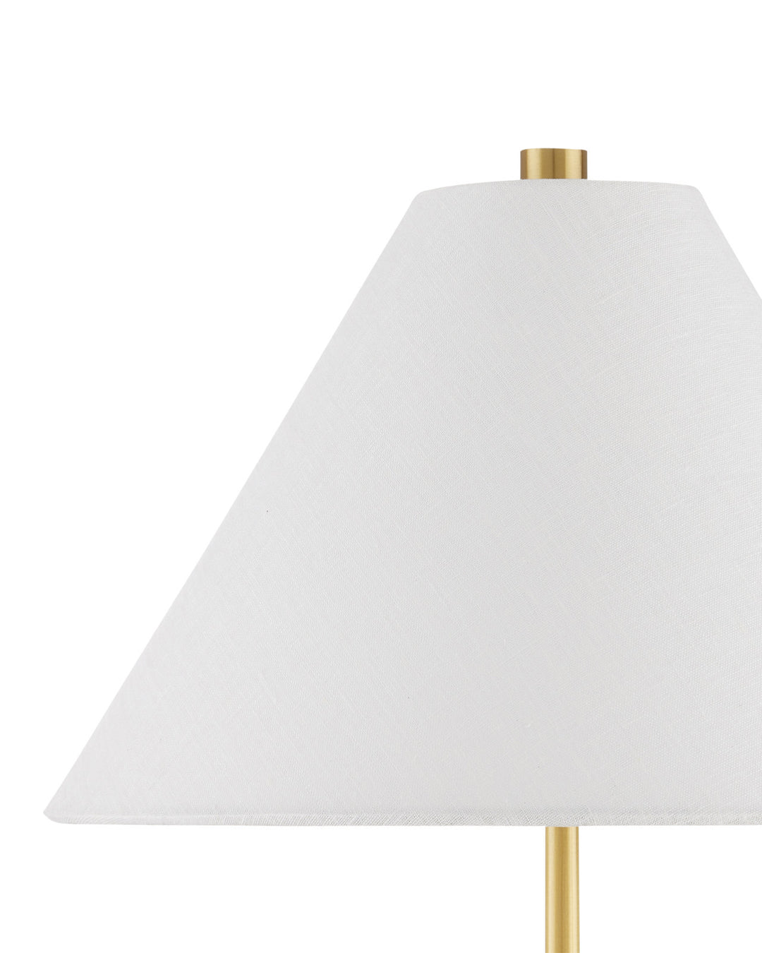 Ippolito Brass Console Lamp