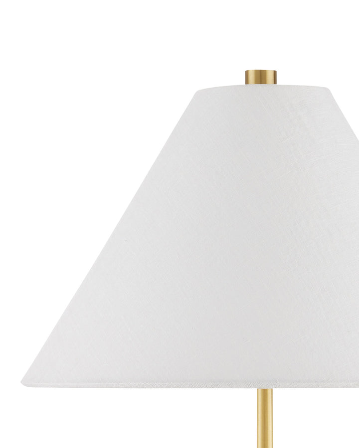 Ippolito Brass Console Lamp