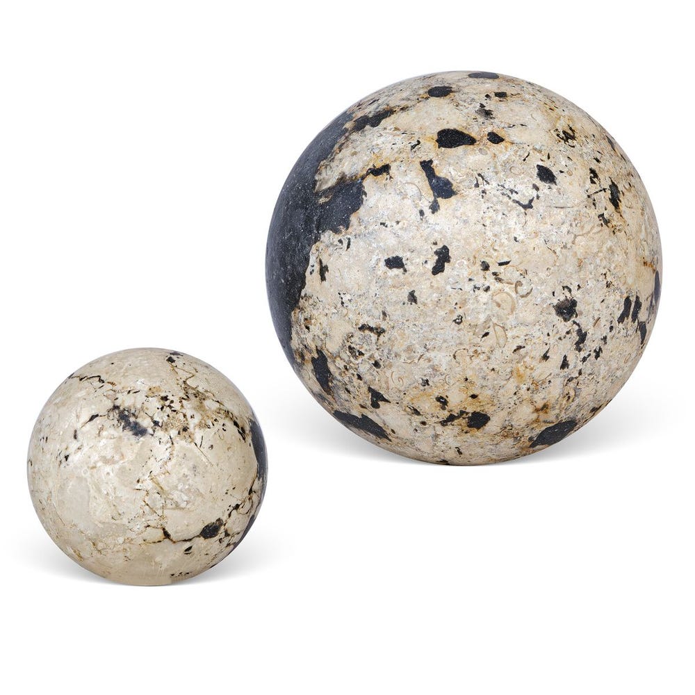 Nouveau Indoor/Outdoor Spheres - Set of 2