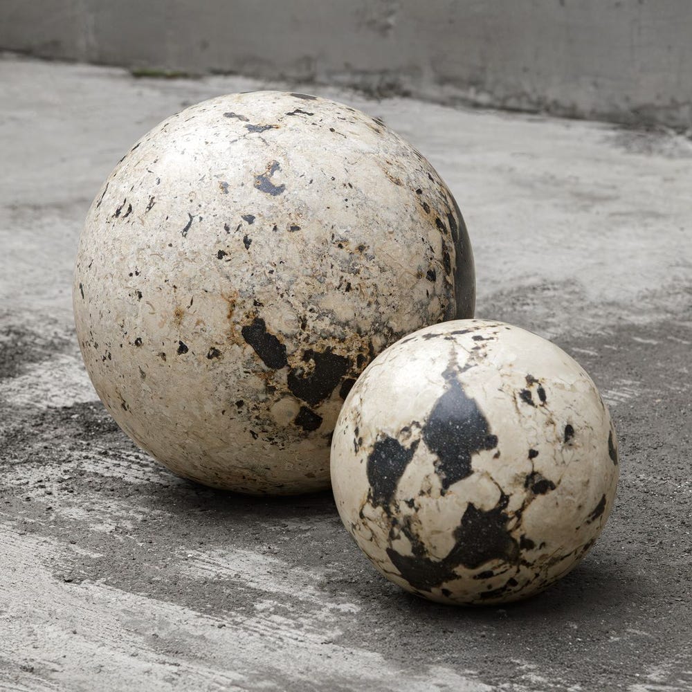 Nouveau Indoor/Outdoor Spheres - Set of 2