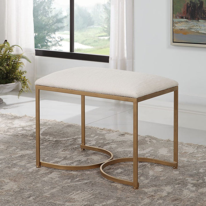 Half Circle Accent Bench
