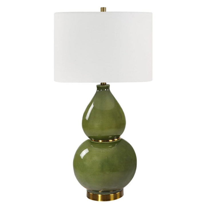 Gourd Table Lamp - Green