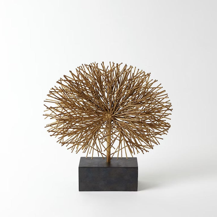 Tumble Weed Sculpture-Gold Leaf - Small