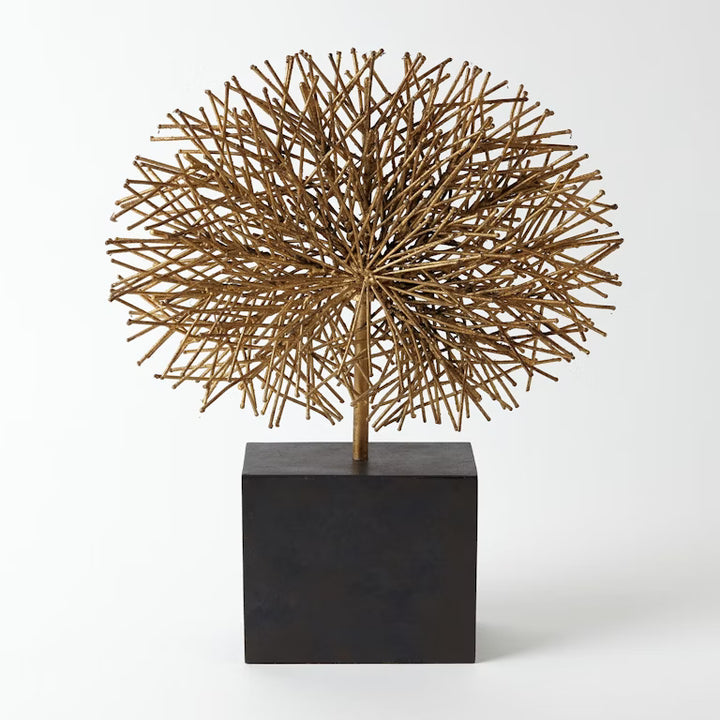 Tumble Weed Sculpture-Gold Leaf - Large
