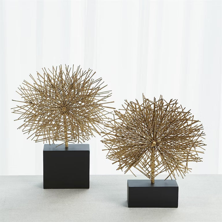 Tumble Weed Sculpture-Gold Leaf - Small