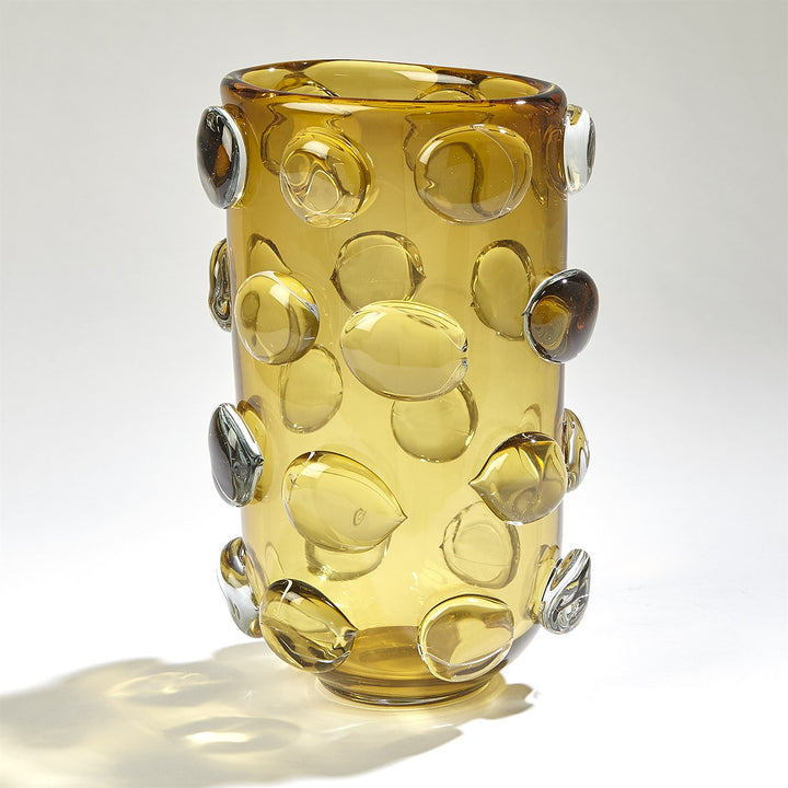 Rondelle Vase - Amber - Large