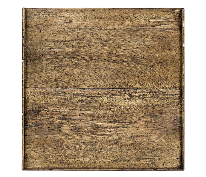 Casual Square Lamp Table - Driftwood Finish