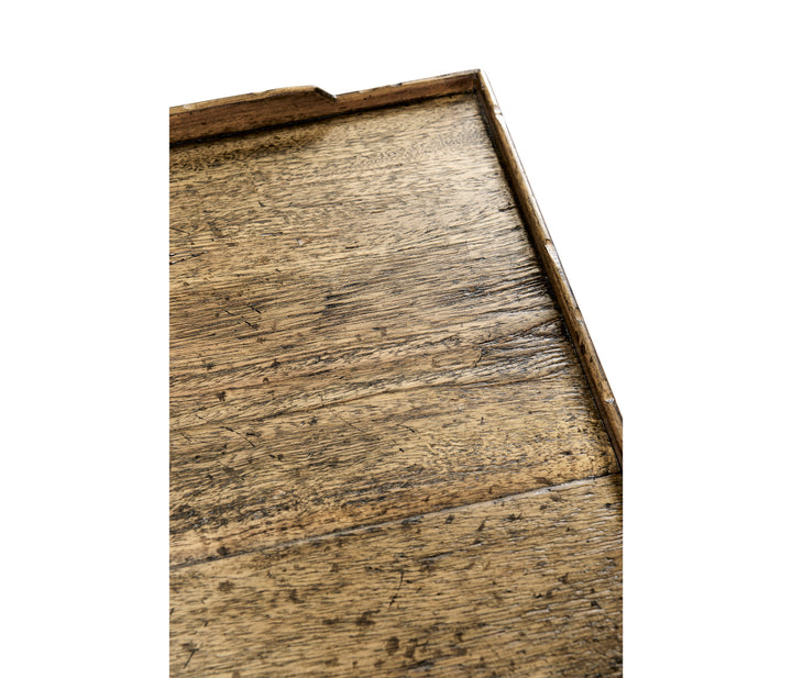 Casual Square Lamp Table - Driftwood Finish