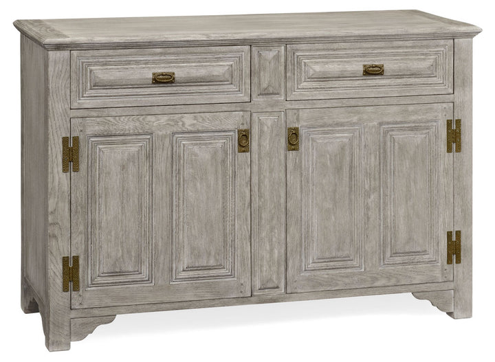 Tudorbethan Greyed Oak Side Cabinet