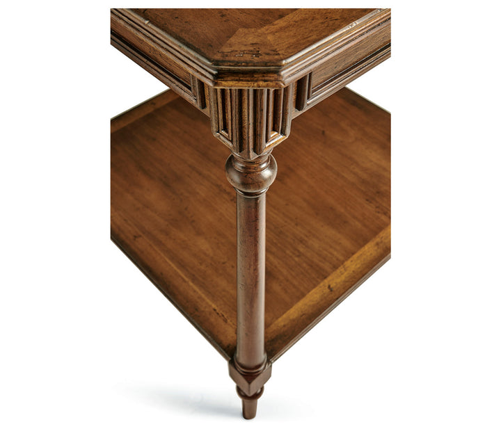 Victorian Style Walnut Side Table