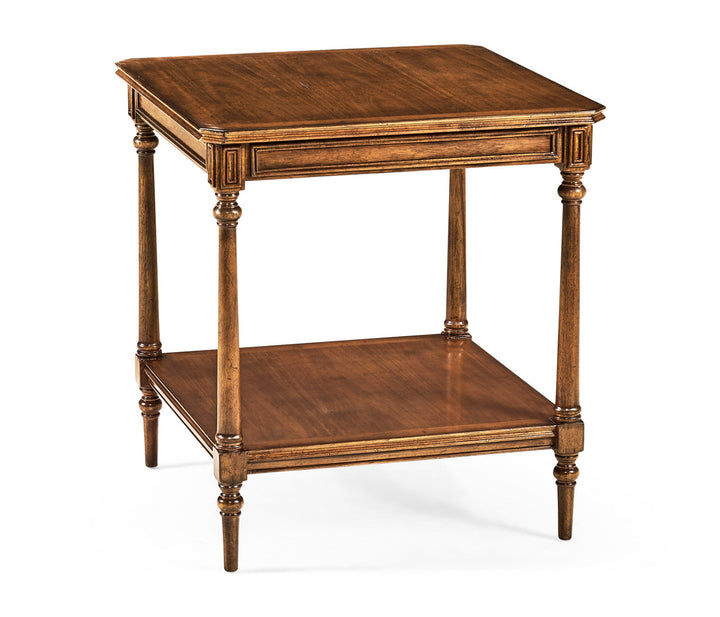 Victorian Style Walnut Side Table