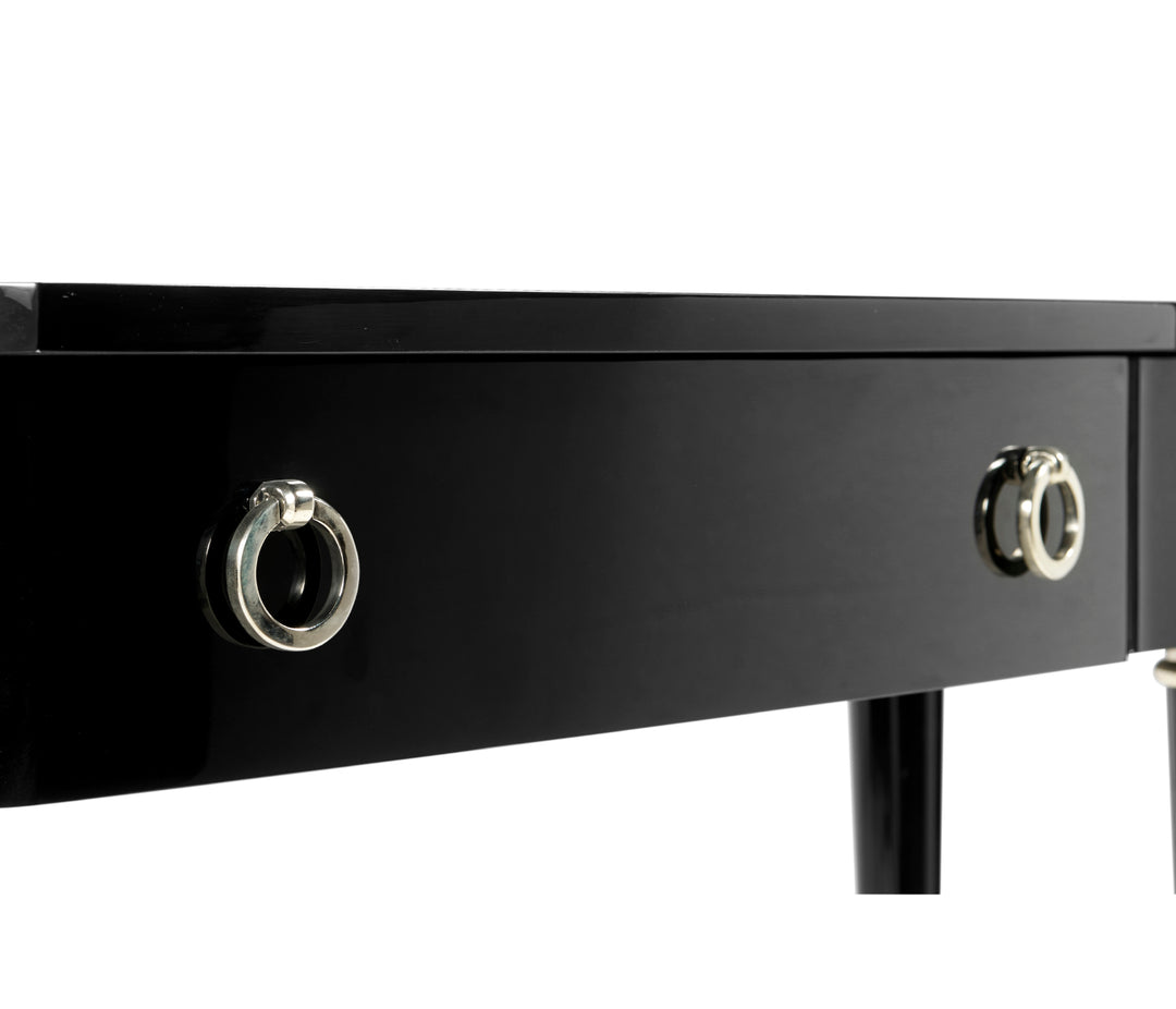 Madison Piano Black Console Table