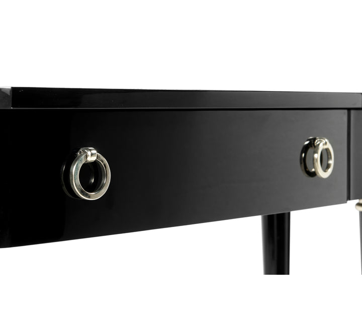 Madison Piano Black Console Table