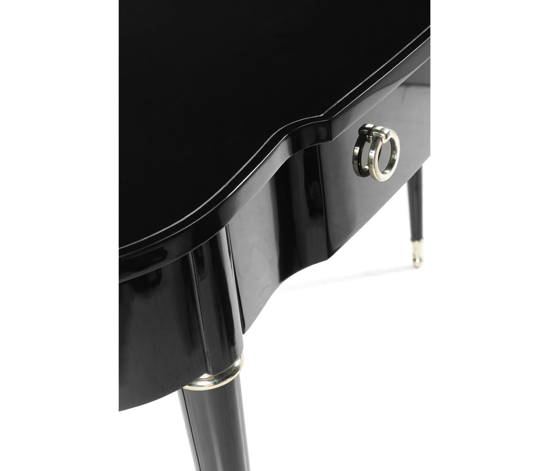 Madison Piano Black Console Table
