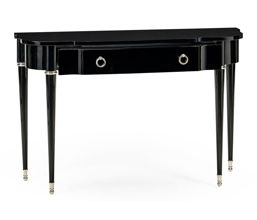Madison Piano Black Console Table
