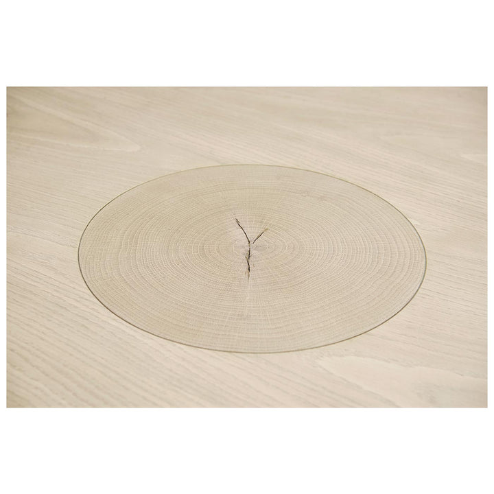 Seamount Oak Pedestal Table with Wood Top