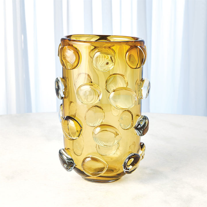 Rondelle Vase - Amber - Large