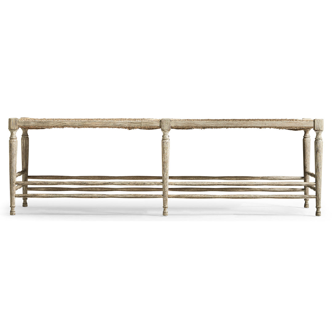 Bodiam Grey Oak Bench