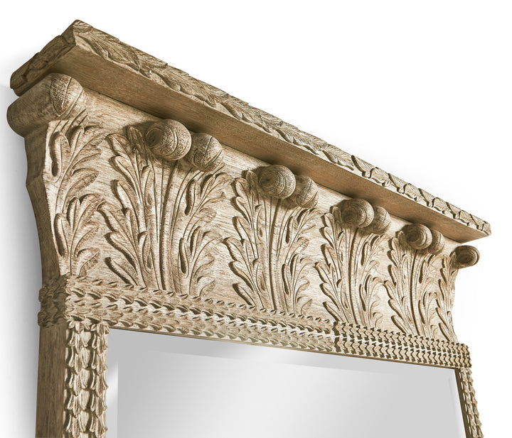 Rothesay Venetian White Oak Mirror