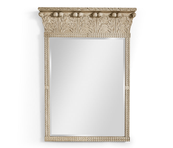Rothesay Venetian White Oak Mirror