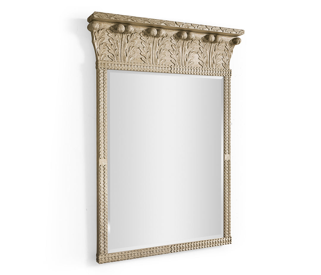 Rothesay Venetian White Oak Mirror