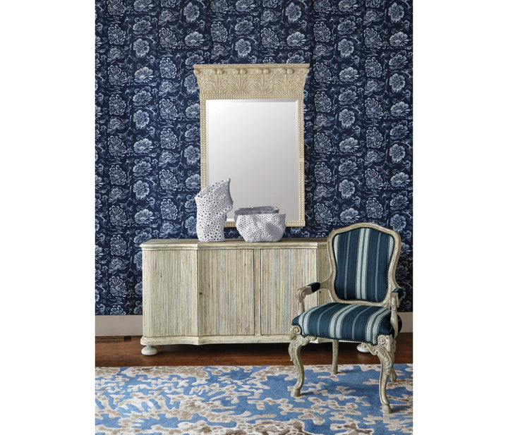 Rothesay Venetian White Oak Mirror