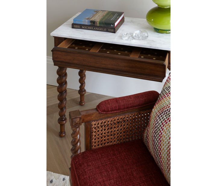 Drancy Grey Fruitwood Table