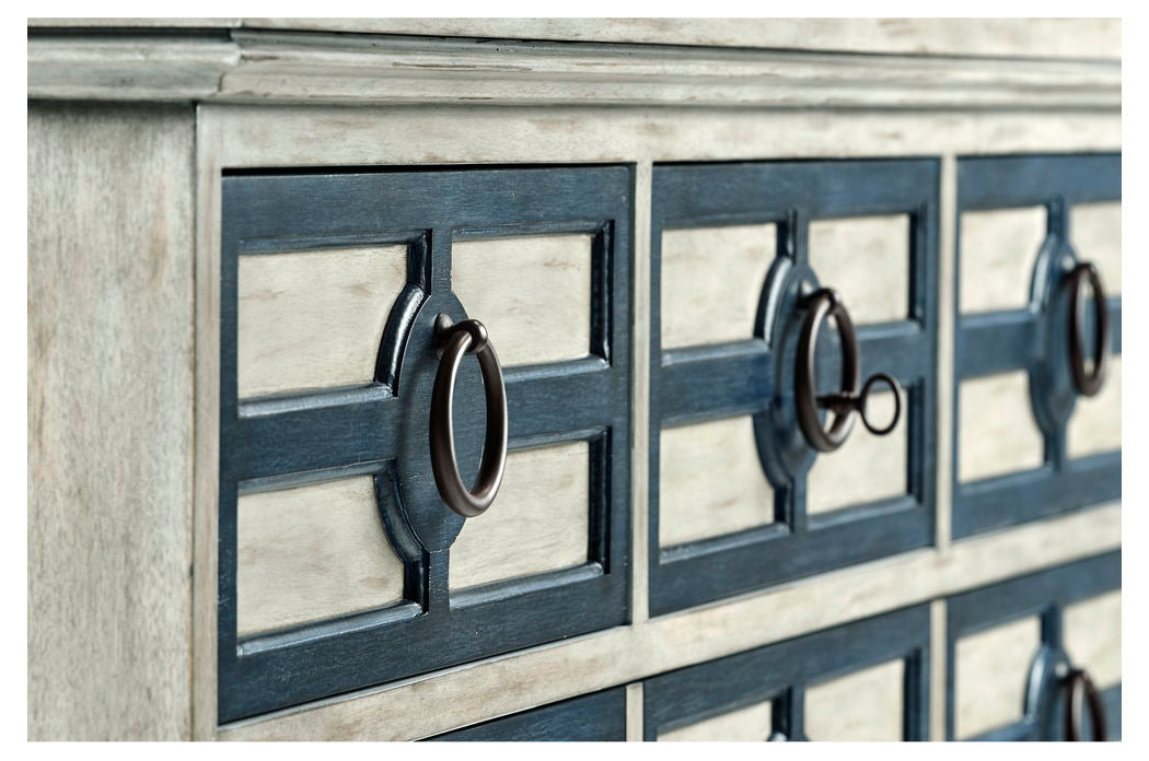 Midmoor White Grey Chest of Drawers