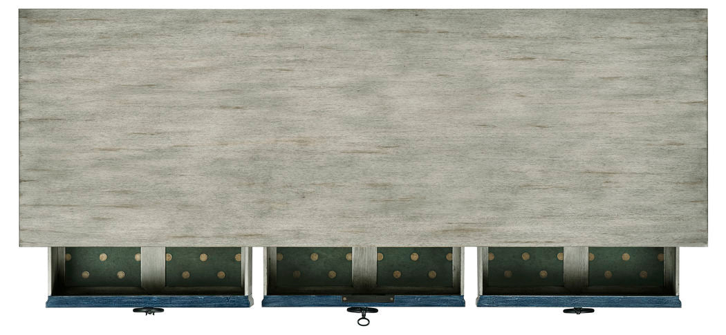 Midmoor White Grey Chest of Drawers