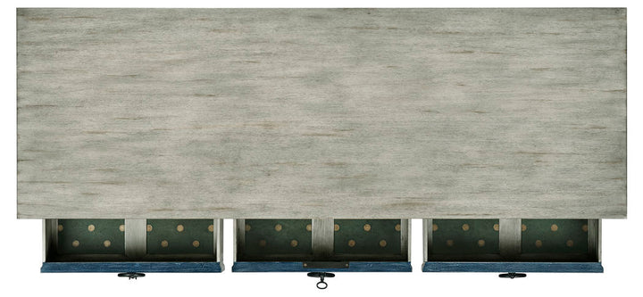 Midmoor White Grey Chest of Drawers