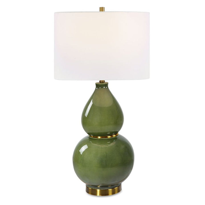 Gourd Table Lamp - Green