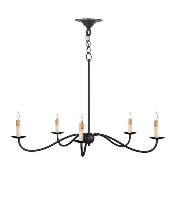 Saxon Small Black Chandelier