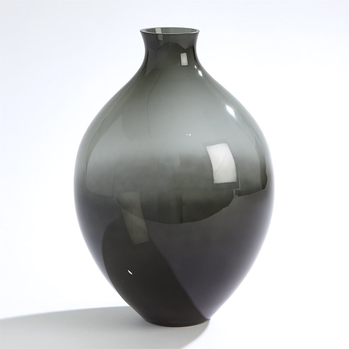 Amphora Glass Vase - Grey - Large