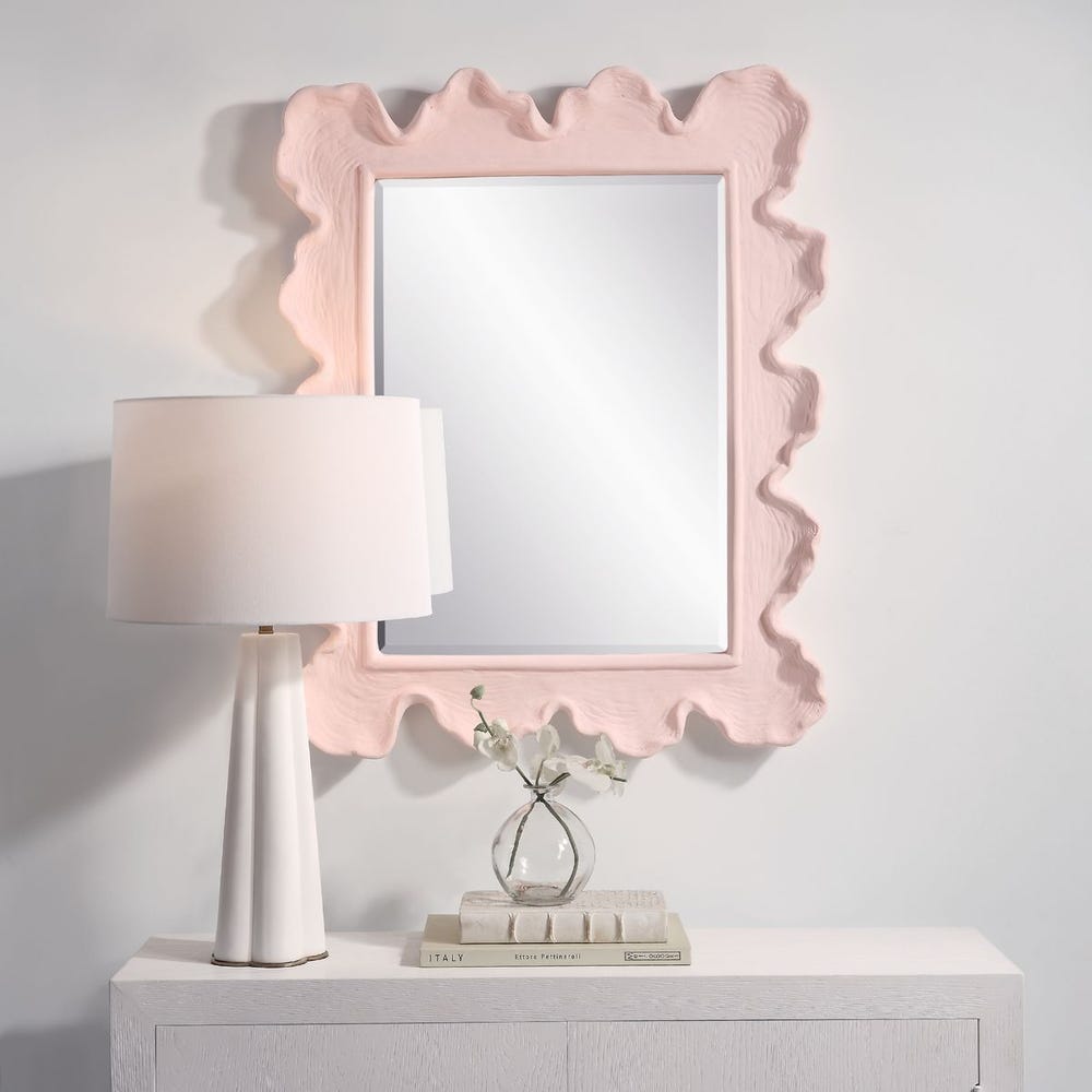 Sea Coral Mirror - Pink