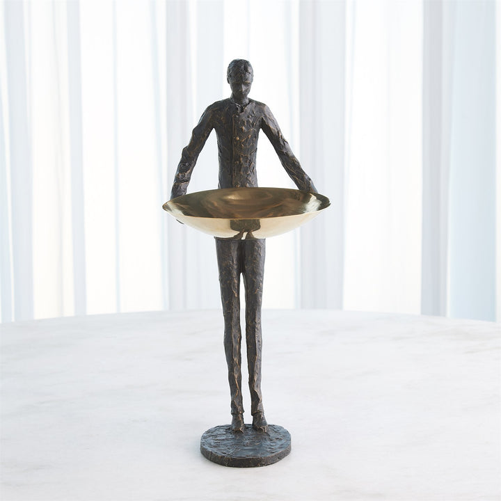 Wooster Sculpture - Bronze with Brass Plate
