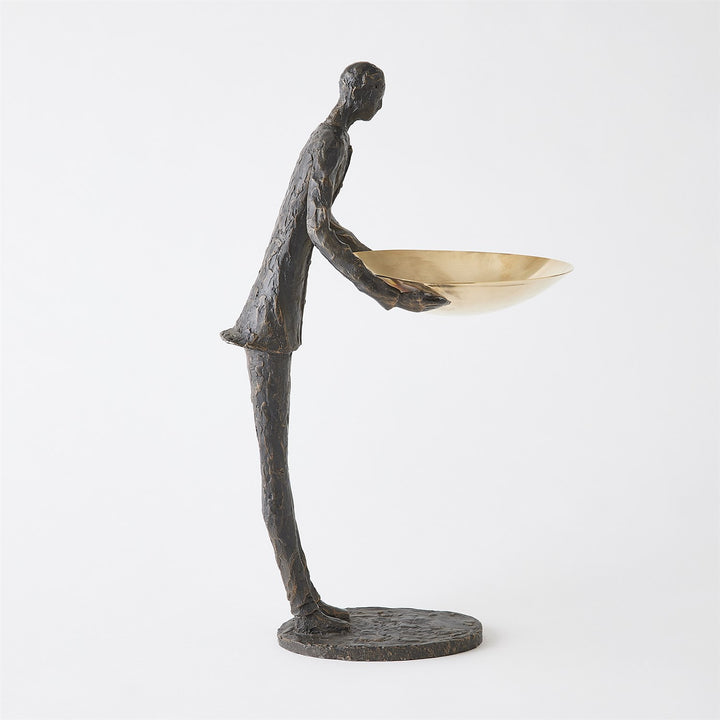 Wooster Sculpture - Bronze with Brass Plate