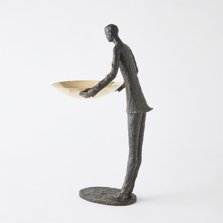 Wooster Sculpture - Bronze with Brass Plate