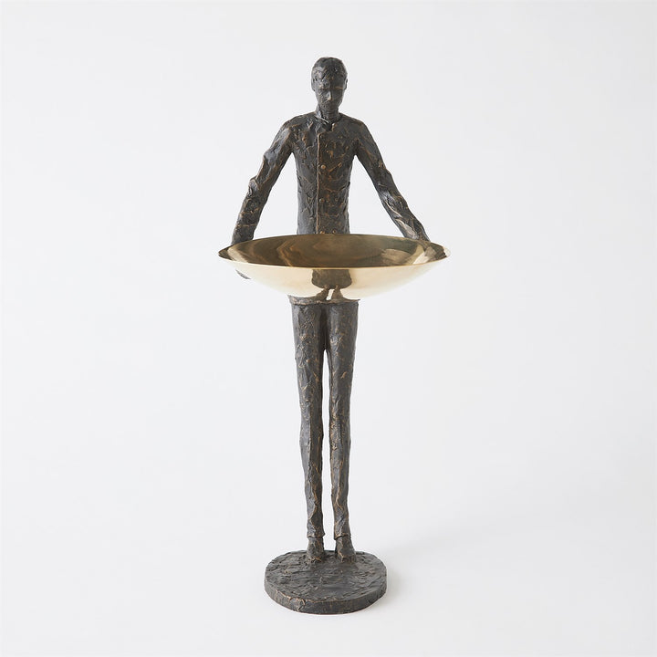 Wooster Sculpture - Bronze with Brass Plate