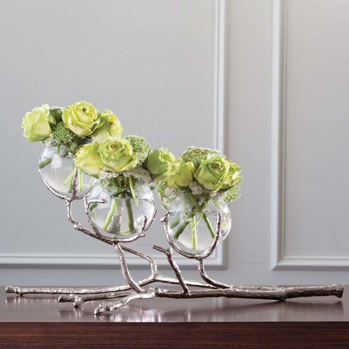 Twig 3 Vase Holder - Nickel