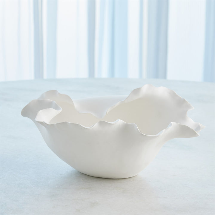 Folios Wide Bowl - Matte White