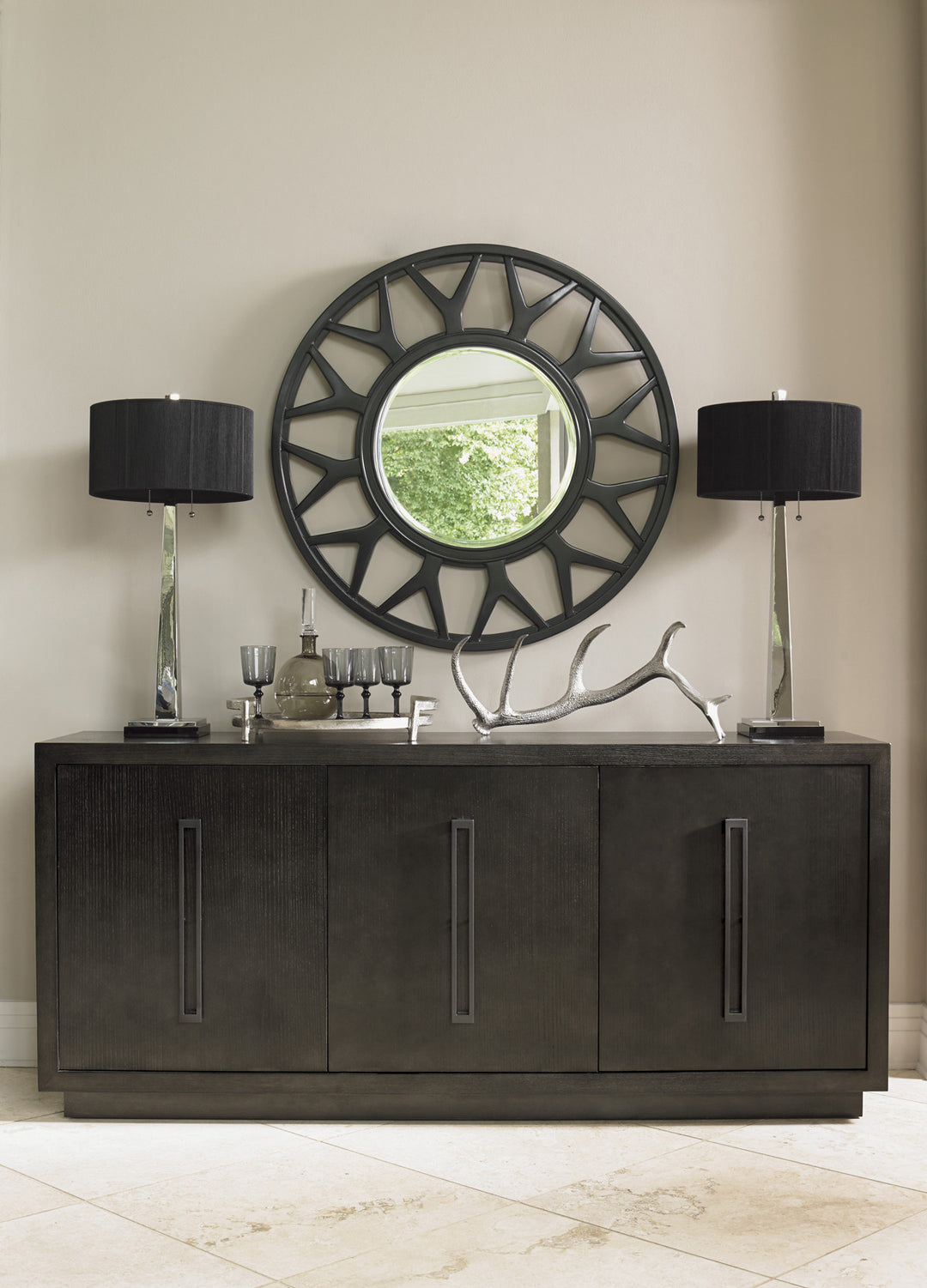 Esprit Round Mirror